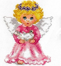"Little Angel" Unprinted Needlework Kit 0-65 Alisa