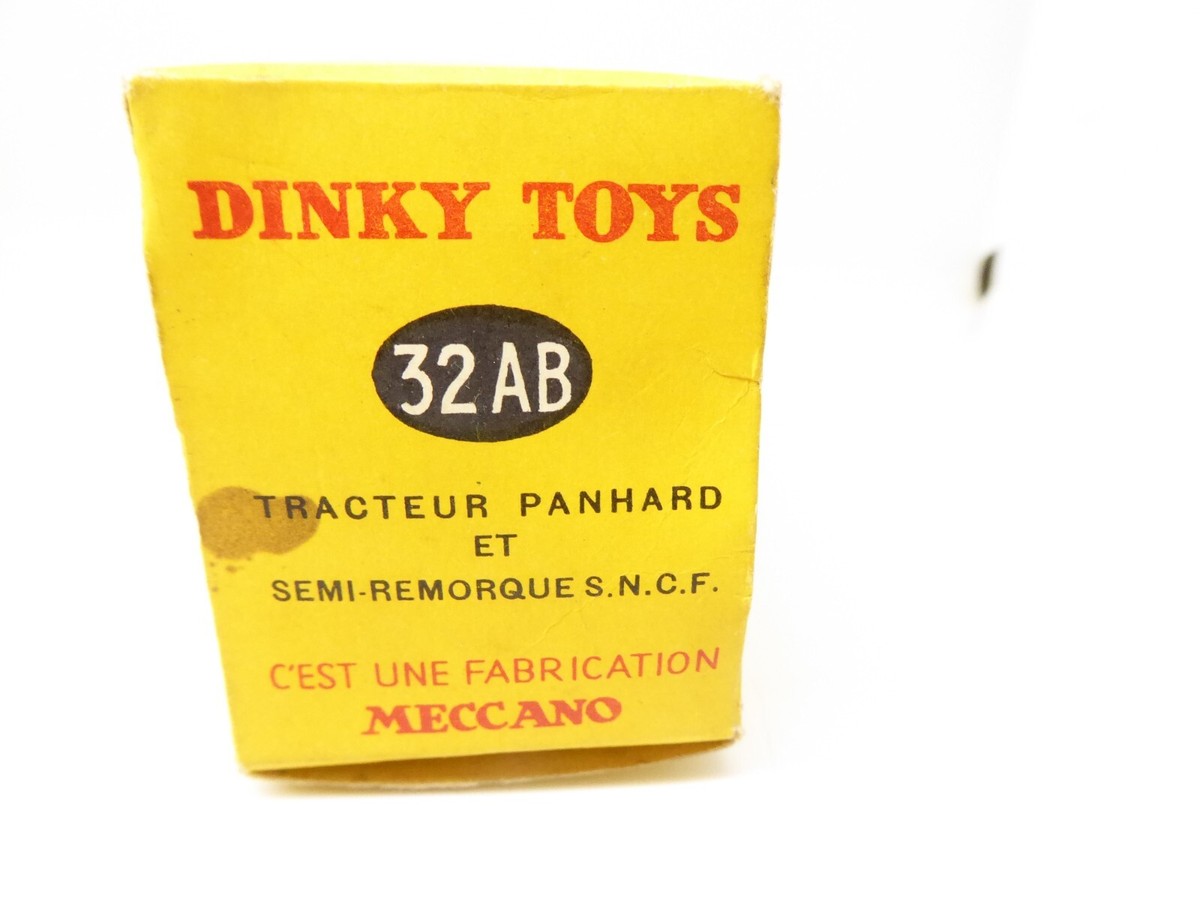 Dinky Toys Panhard SNCF Camion avec Remorque -Bleu 32 AB avec sa boite