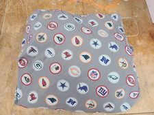 Pottery Barn Teen "NFL - Football Logos - Gray" Twin XL Fitted Sheet