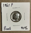 1961-P Roosevelt Dime Proof — photo from another recent sale