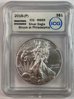 2016 American Silver Eagle $1 ICG MS69 1 Oz .999 Fine Silver