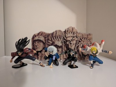 Naruto Shippuden Panel Spectacle Figure Set Hashirama Tobirama Hiruzen Minato