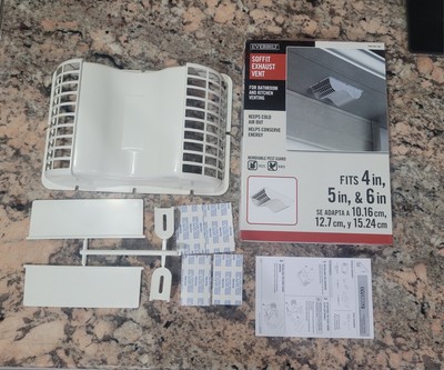 Everbilt Soffit Exhaust Vent 4 Inch 5 Inch 6 Inch NEW