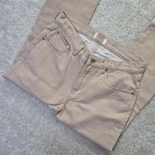 Taylor Stitch All Day Pant Mens 31/34 Canvas Slim Tan Comfort Workwear Outdoor
