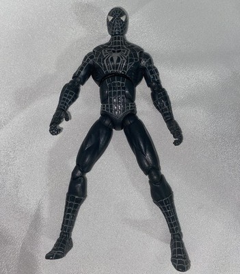 Spider-Man 3 9 Inch Black Suit Symbiote Action Figure WAIST JOINT LOOSE 2007