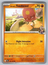 Arven's Toedscool 109/182 Destined Rivals Common NM