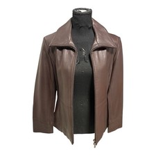 Brown Leather Vintage Jacket