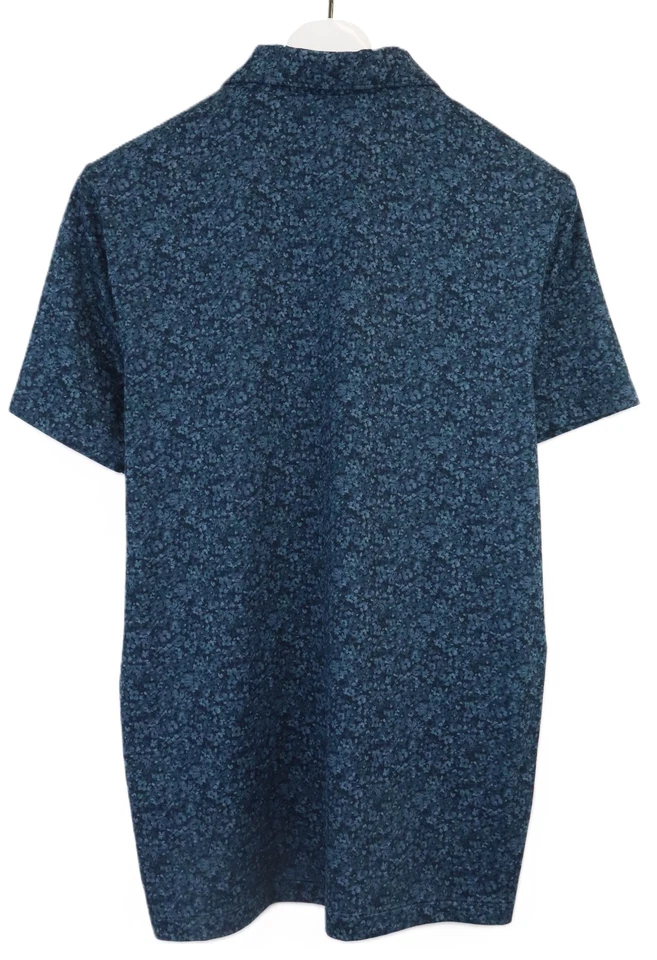 Abercrombie & Fitch Polo T-Shirt Col En Col Bleu Respirant A&F Air Knit - Photo 4/4
