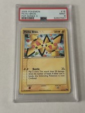 2006 POKEMON POP SERIES 3 #16 PICHU BROS. PSA 9 on eBay