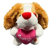 Sound  Light 8  Animated Dog Plush Sings Dances Puppy Love Heart Works Video
