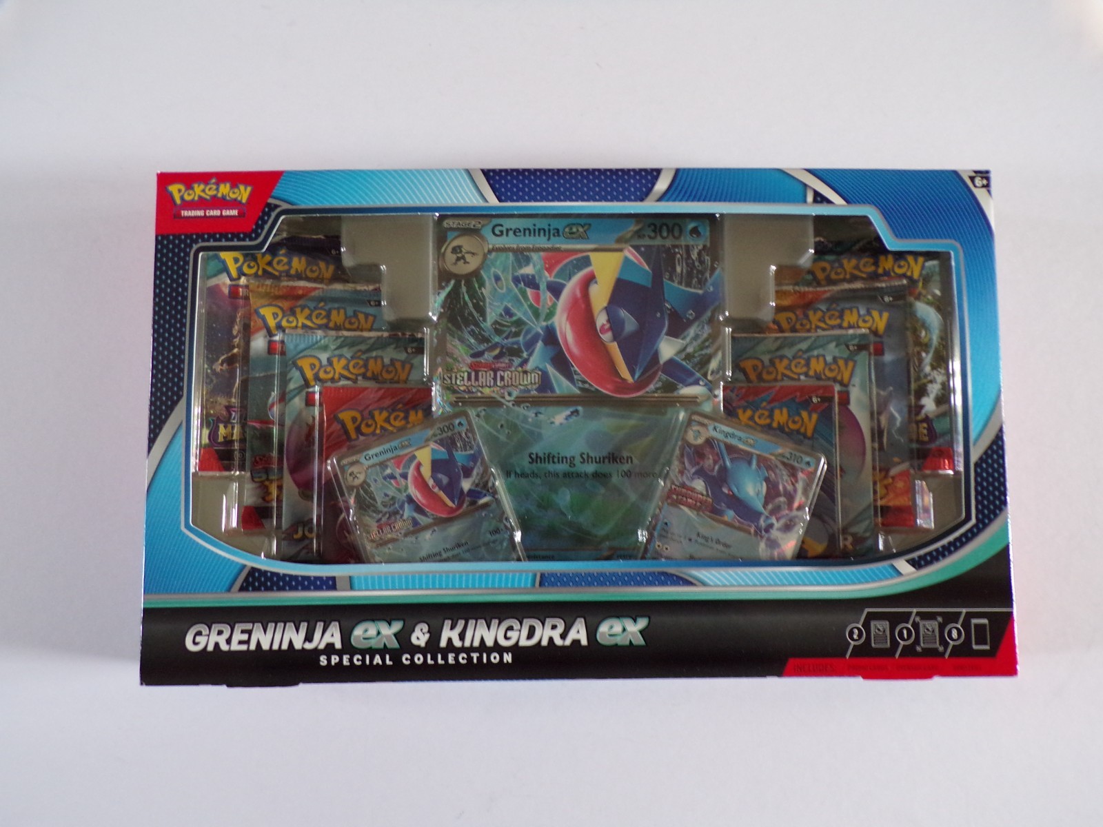 Pokémon TCG Greninja ex & Kingdra ex Special Collection Box Sealed New