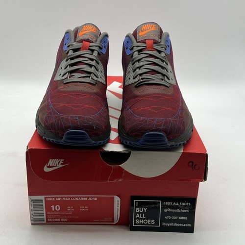 Größe 10 - Nike Air Max Lunar 90 Jacquard Red Clay (654468-600) - Bild 2 von 9