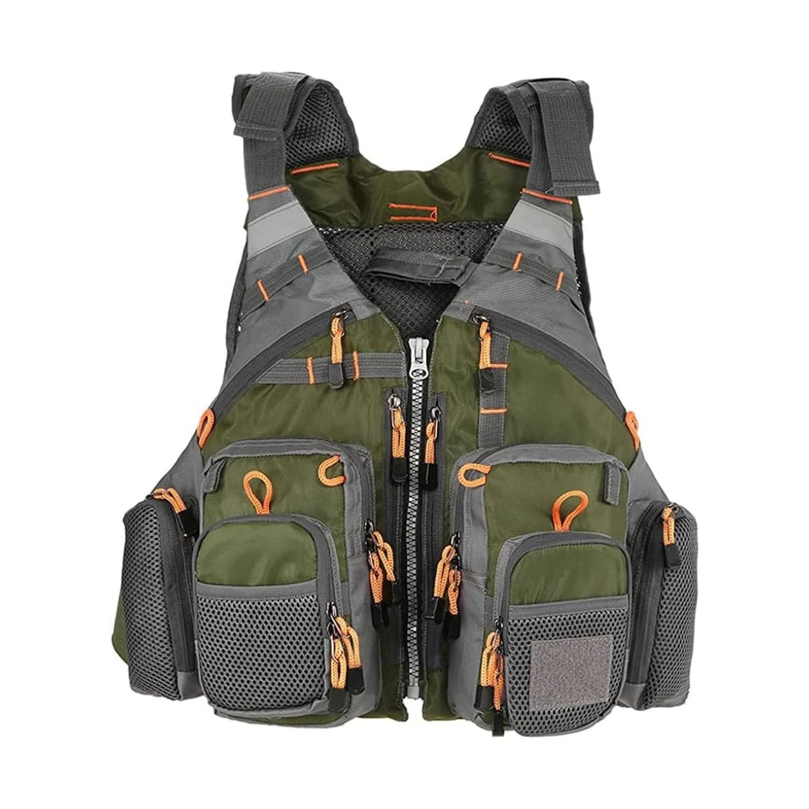 wdcfxy Strap Fishing Vest Adjustable for Men and Women, for Fly Bass Fishing and