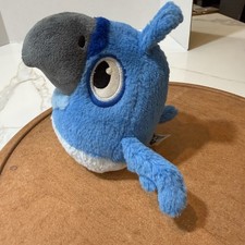 Angry Birds Rio Blu 6  Plush Blue Spix Macaw Bird 2011 Commonwealth