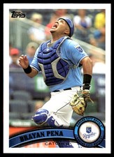 Brayan Pena 2011 Topps Update #US318 Royals MLB READ FREE SHIPPING AutographDen