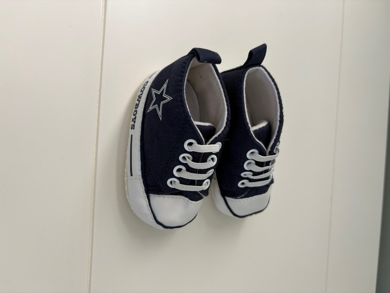 Dallas Cowboys Infant High Top Pre-Walker Shoes Baby Fanatic Officially Lic 0-3