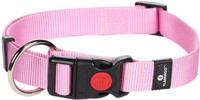 Hundehalsband Flamingo Ziggi Rosa L 45-65Cm 25Mm Verstellbar Mit Zugentlastung