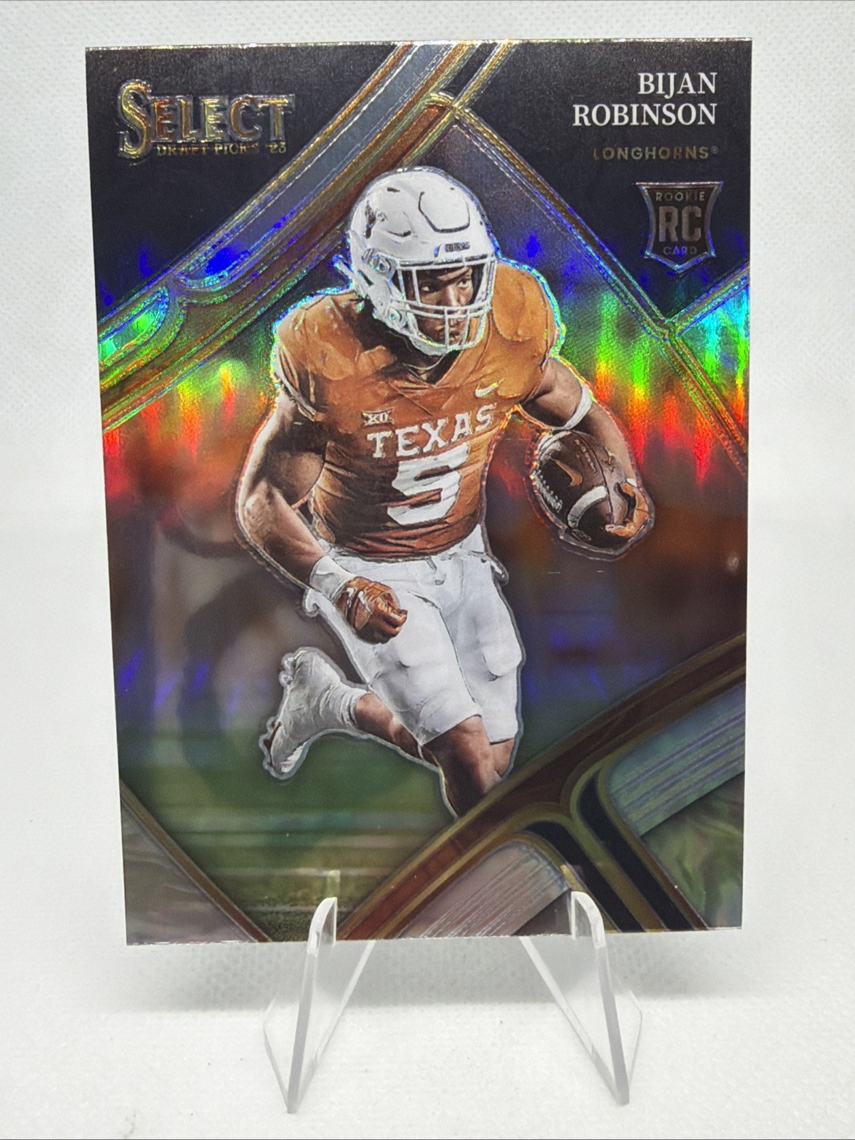 2023 Select Draft Picks Bijan Robinson Silver Prizm RC #109