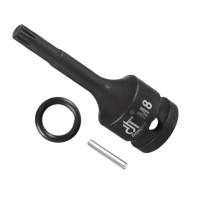 M8 Triple Square Spline Bit Sockets 1/2'' Drive Power Screwdriver for Machinery