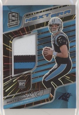 2022 Panini Spectra Next Era Hyper Prizm 13/75 Matt Corral #NE-MCO Rookie RC 6o3