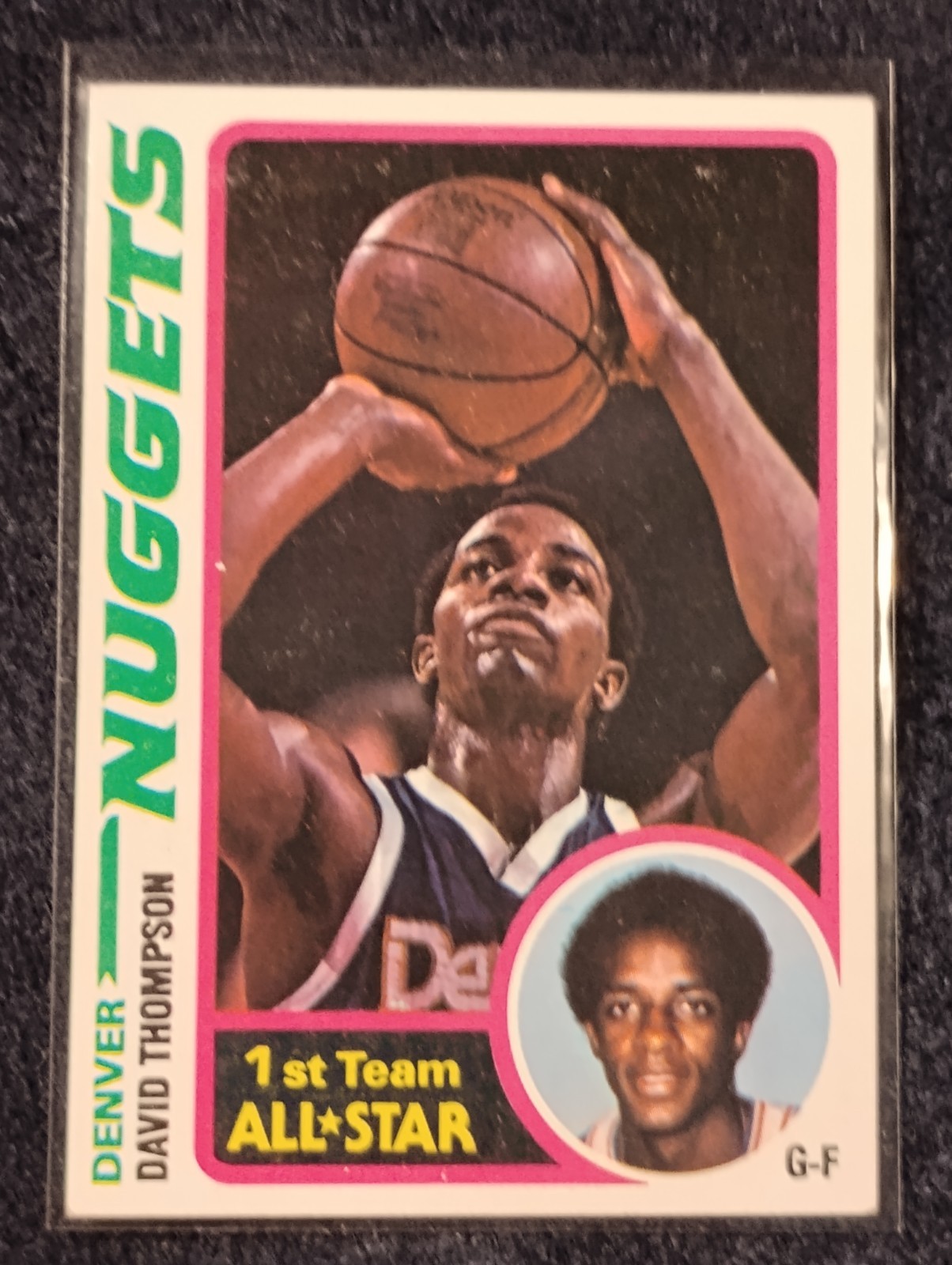 1978-79 Topps Basketball - #100 David Thompson - Denver Nuggets EX Condition