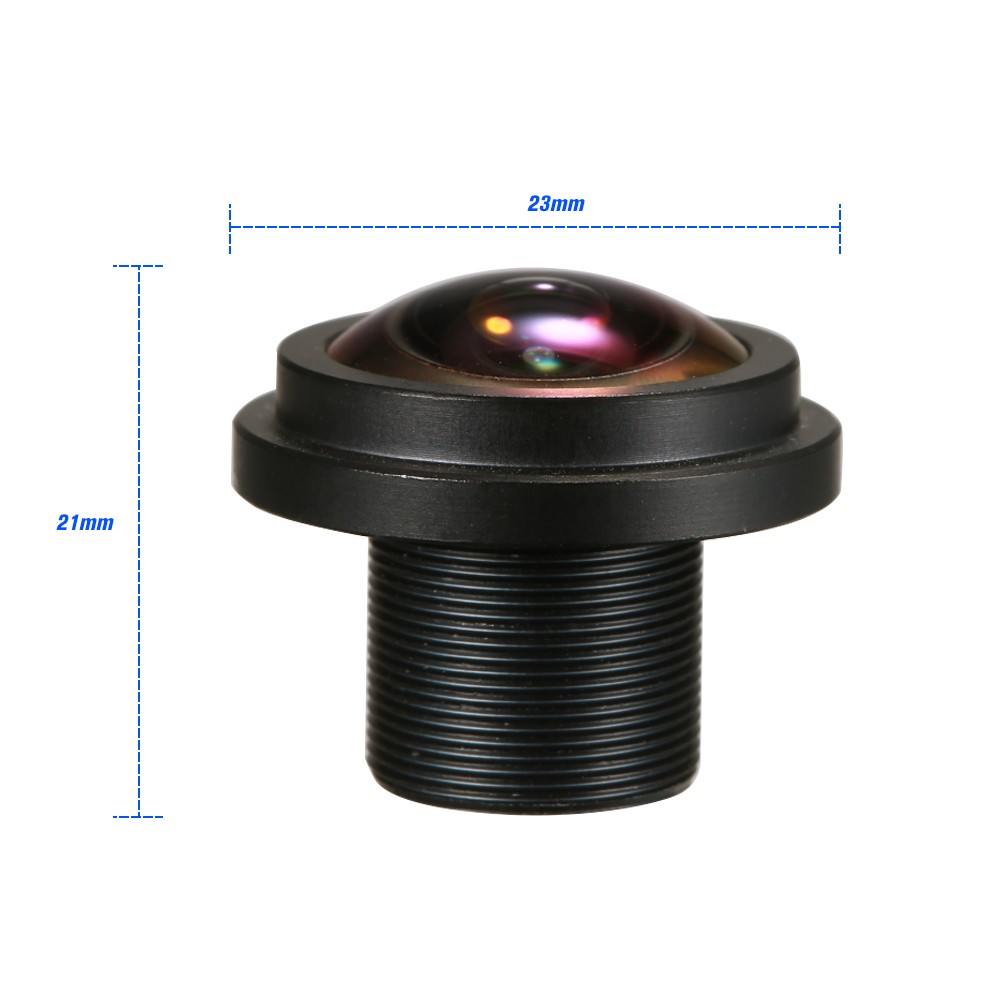 1.7mm Fisheye Lens HD 5.0 Megapixel Mount 1/2.5 F2.0 For CCTV IP Camera 180