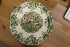 COPELAND SPODE - SPODES BYRON SERIES No. 1. - UNUSUAL 25cm SANDWICH PLATE