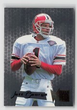 Jeff George #18 1995 Fleer Metal Silver Flasher Falcons
