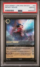 2024 DISNEY LORCANA EN D23-D23 EXPO PROMO MICKEY MOUSE - PLAYFUL SORCERER PSA 10