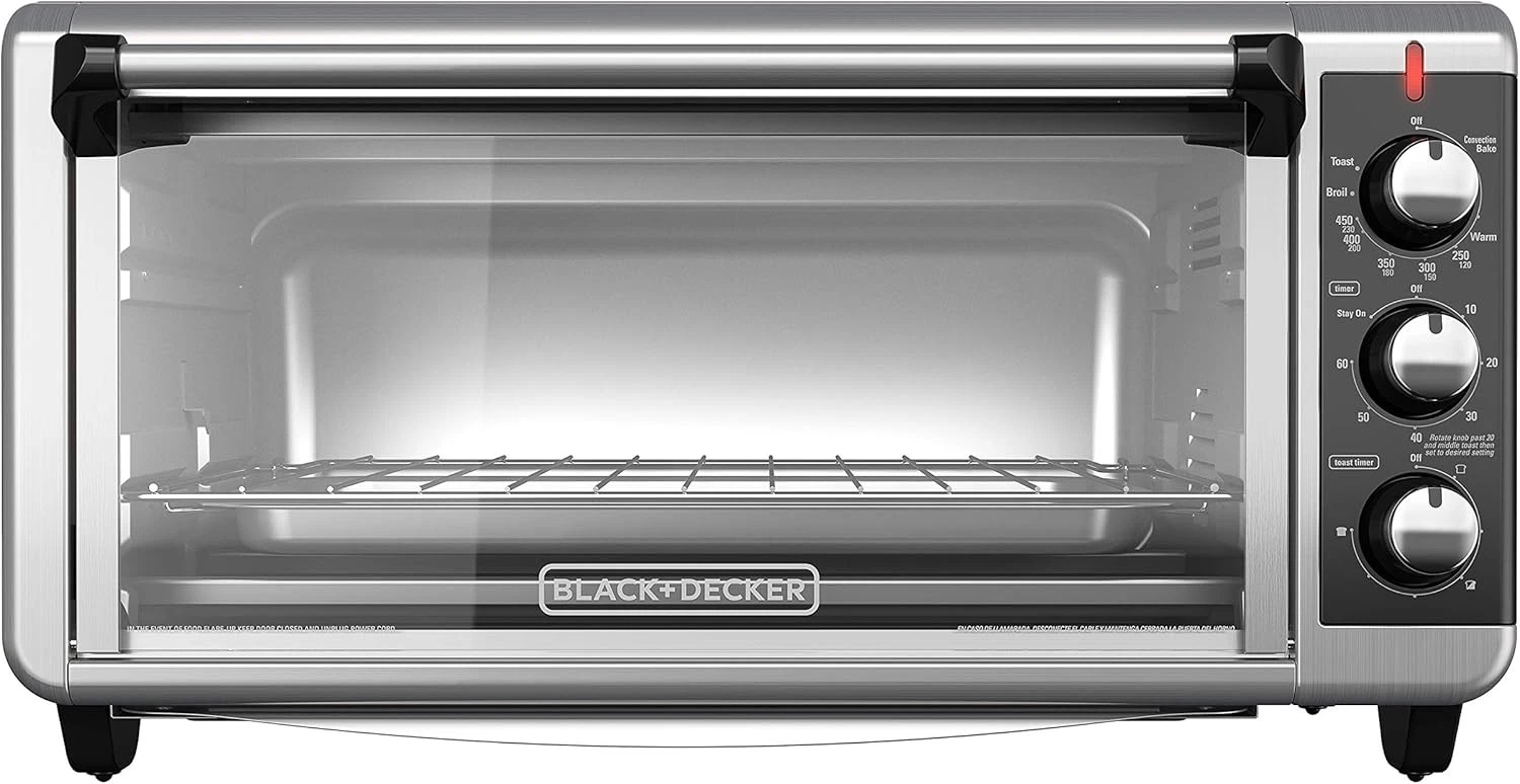 8 Slice Convection Toaster Oven Bake Broil Keep Warm