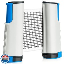 EOTJYAO Retractable Ping Pong Net, Upgrade Table Tennis Net Stands Upright Wi