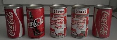 lot de 5 canettes coca cola en aluminium - Photo 1/4
