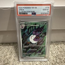 Pokémon SV05: Temporal Forces Arbok Illustration Rare Holo 176/162 PSA 10 2024