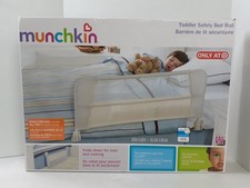 Munchkin Sleep Toddler Bed Rail-Fits Twin/Full/Queen Size Mattresses White/Gray