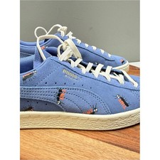Puma Suede Tiny Bug Print Sneakers Size 6C or Womens 8