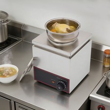 150W Electric Cheese Sauce Warmer Dispenser Stainless Steel Hot Fudge Heater NEW