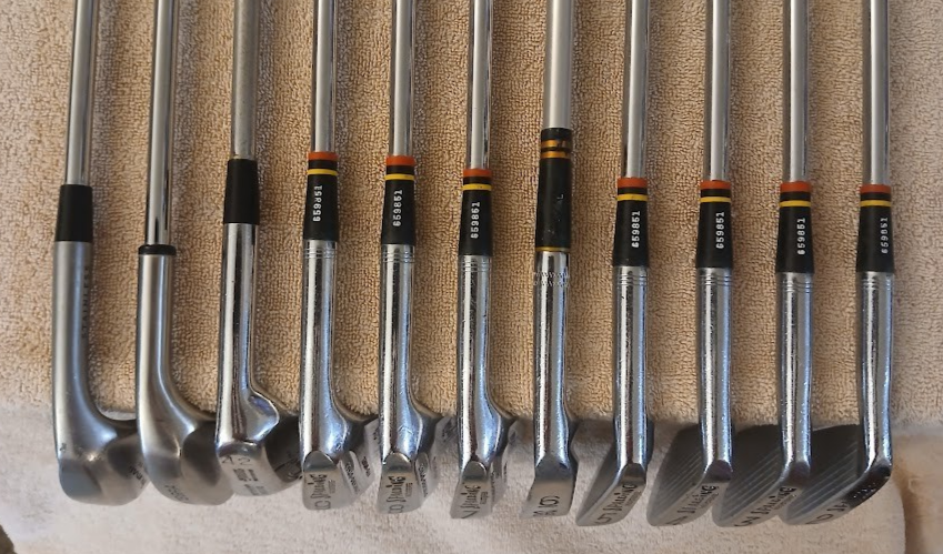 TZ GOLF - VINTAGE Spalding Top Flite BLADES 2-PW Irons 53*, 56