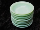 One (1) Fire King Jadeite Anchor Hocking 4.5" Restaurant Ware Berry Fruit Bowl