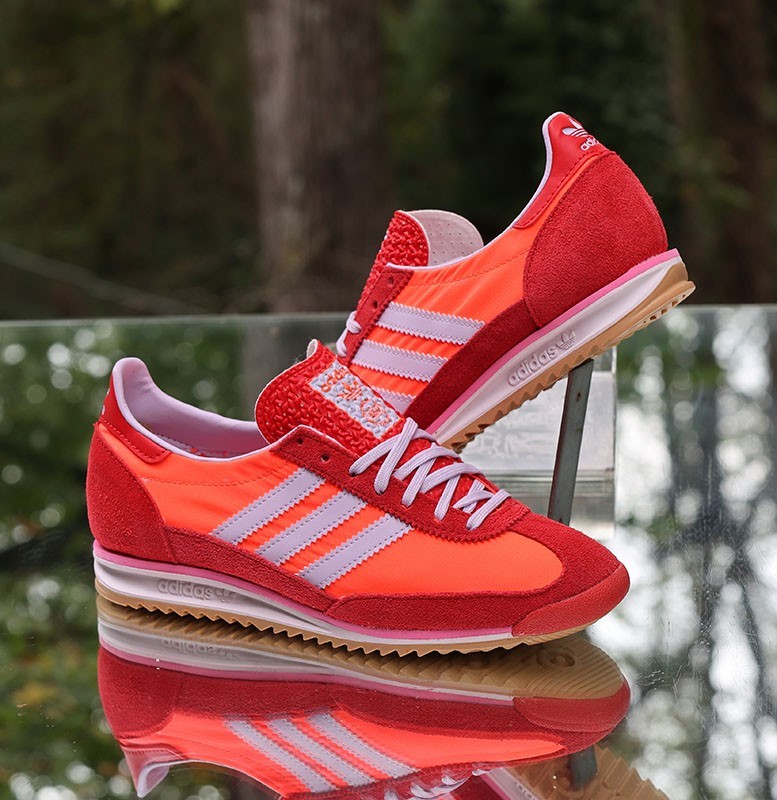 Adidas SL 72 OG Solar Red Ice Lavender Women's Size 7 Custom