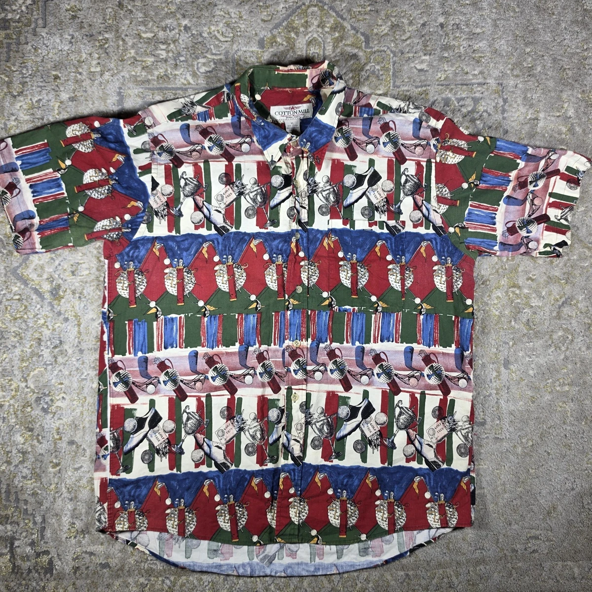 Vintage Cotton Shirts for Men for sale | eBay