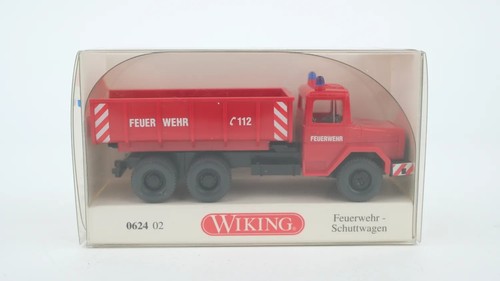 Wiking H0 062402 Magirus Deutz camión de bomberos escombros | Condition: Gebraucht