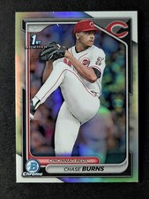 2024 Bowman Draft CHASE BURNS 1st Prospect Refractor Chrome #BDC-55