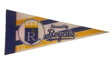 Kansas City Royals Mini Pennant 4”x9” MLB Baseball Felt Flag Stripe Vintage