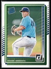 Zebby Matthews 2025 Donruss #81 RC Minnesota Twins