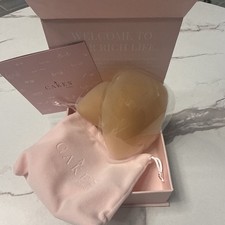 CAKES Body Non-Adhesive Nipple Cover Silicone Seamless 24-MGS-101 Honey NIB