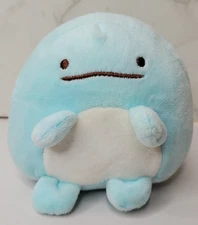 San-x Sumiko Gurashi Mini Plush NakaYoshi Blue Onigiri 3.5" Mascot Friend