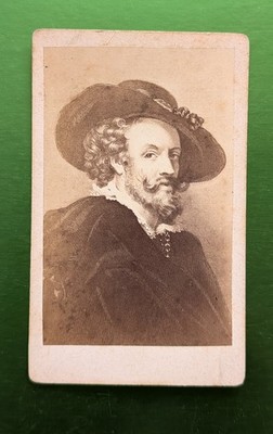 Peter Paul RUBENS Artist PAINTER 1860s CDV ROOKIE RC 2.5''x4'' Carte de Visite