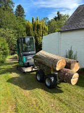 Low Impact 750kg - 3/4 Ton Forestry, Timber Forwarding Trailer £1000.00 + Vat 