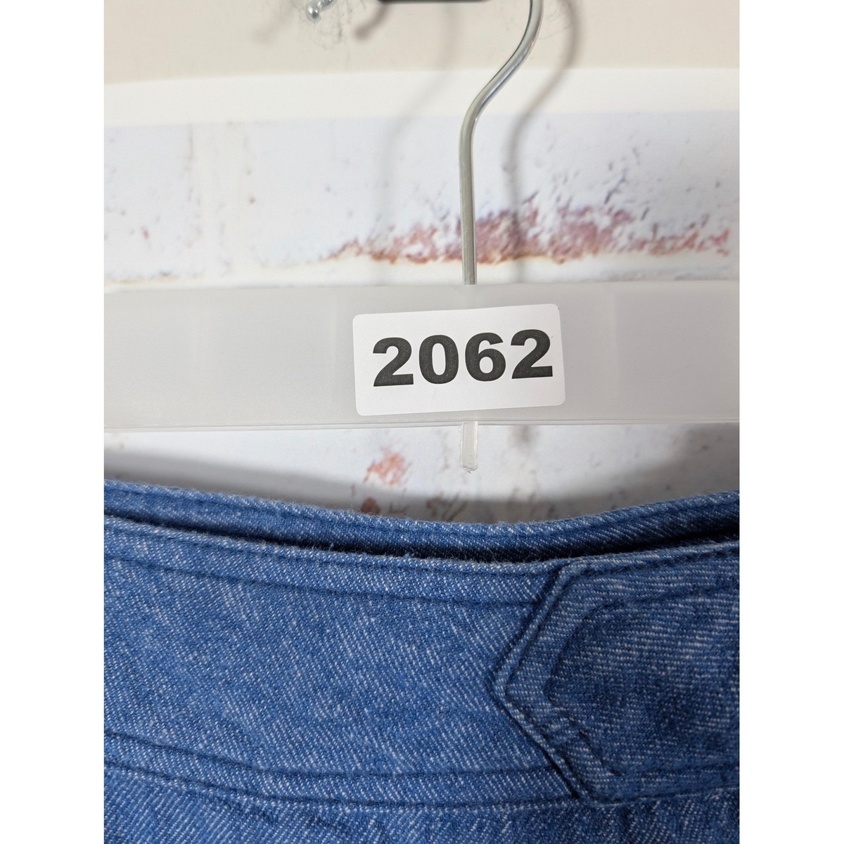 Anthropologie Elevenses Wide Leg Pants Womens 4 Blue Linen Blend Cropped 2062 View 6