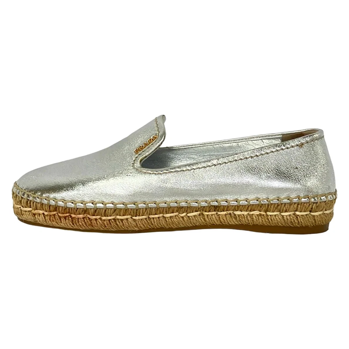 PRADA Silver Flats for Women for sale | eBay